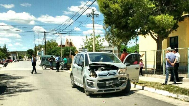 Choque en el centro de Recreo