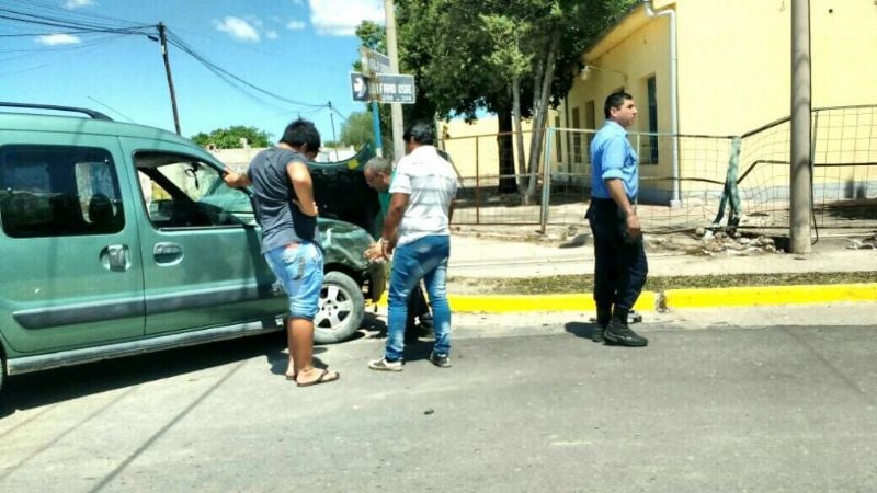 Choque en el centro de Recreo