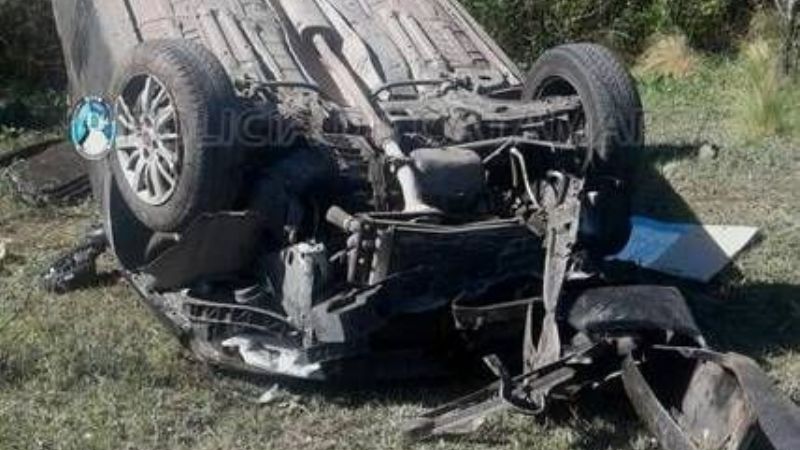 Volcó un automóvil en Ancasti
