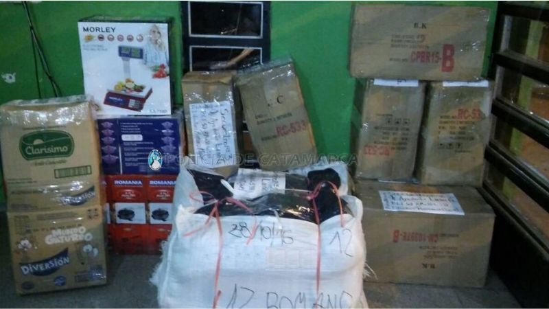 Secuestran mercadería ilegal valuada en $60.000