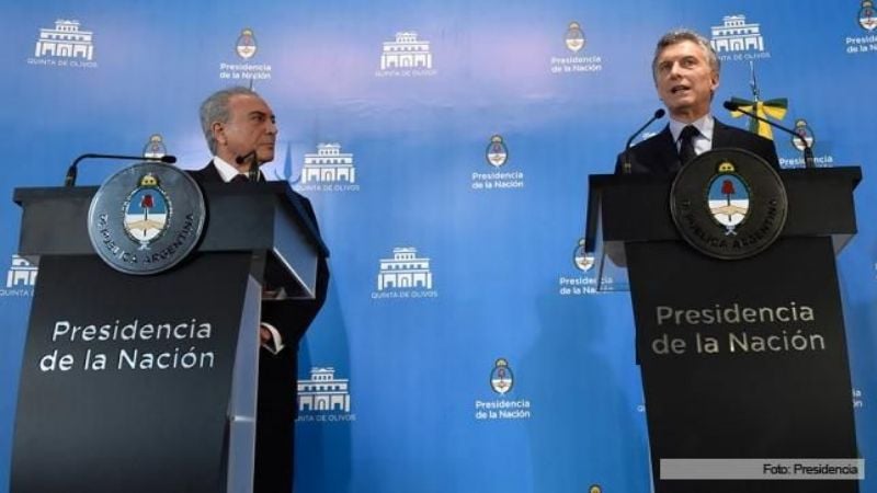 Macri: "El camino para integrarnos al mundo es el Mercosur"