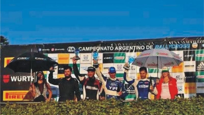 Augusto D’Agostini fue 3ro. en el Rally Cross Nacional, en Alta Gracia