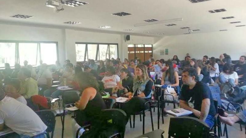 Emprendedores culturales de Catamarca, con el ministro Avelluto