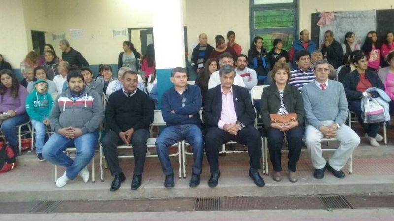 El senador Seco en la Muestra Anual de Educación Física