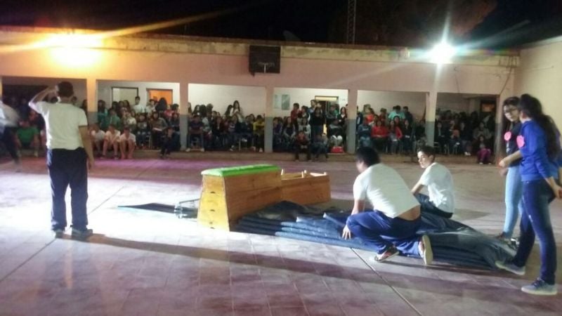 El senador Seco en la Muestra Anual de Educación Física