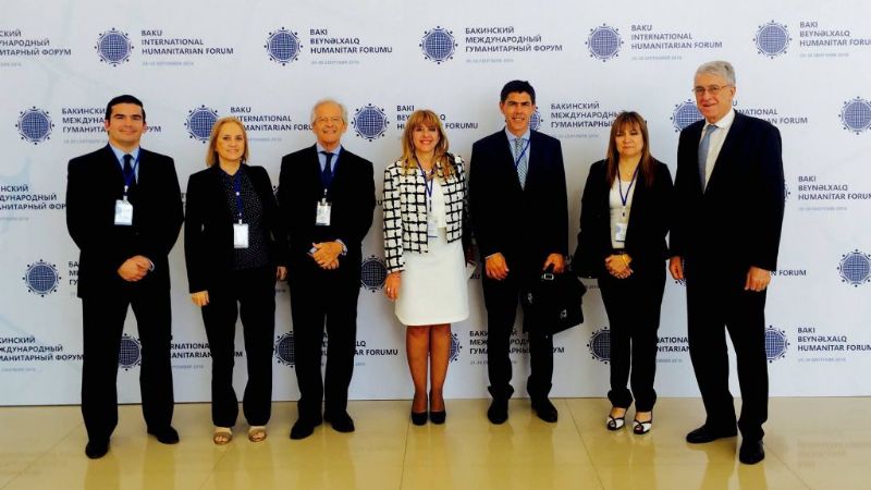 Myrian Juárez participo del Foro Humanitario Internacional de Bakú
