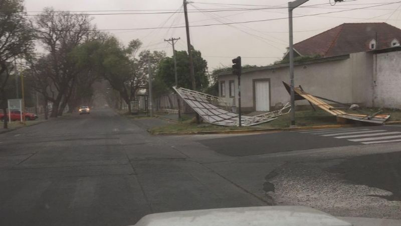 Temporal de viento y tierra causó estragos en Catamarca