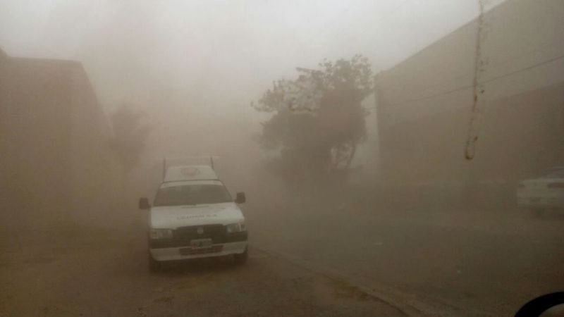 Falta de agua por el temporal