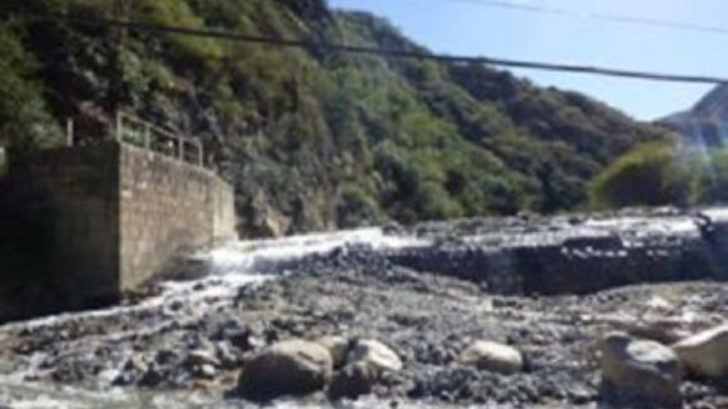 Repararon el canal principal