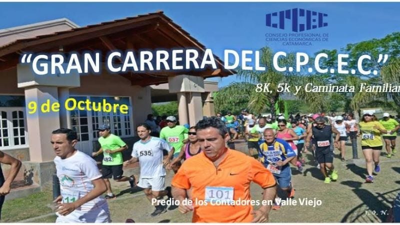 Los Contadores corren este domingo su 2da. prueba atlética