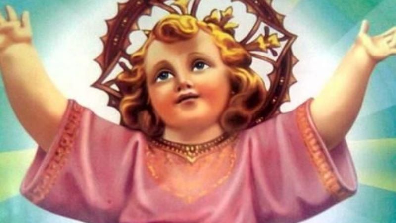 Procesión en honor al Divino Niño Jesús en Choya