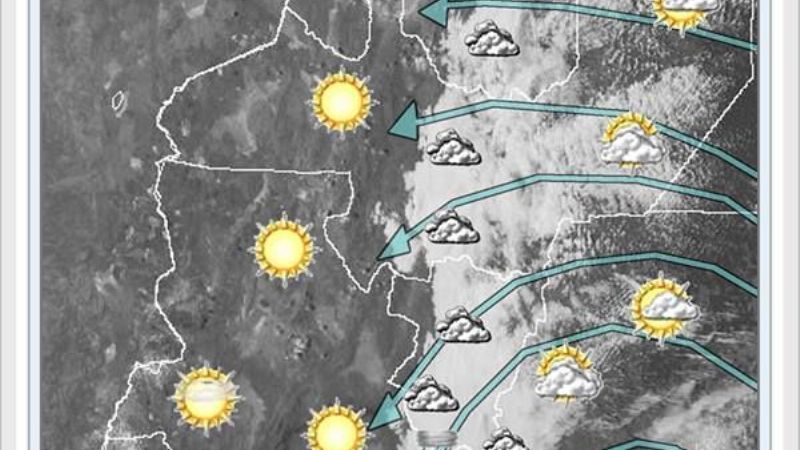 Ráfagas de hasta 53 km/h