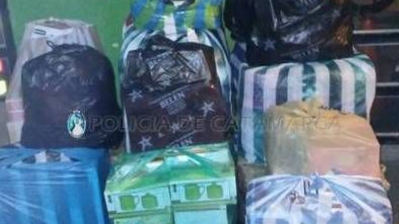 Secuestran mercadería ilegal en un puesto caminero