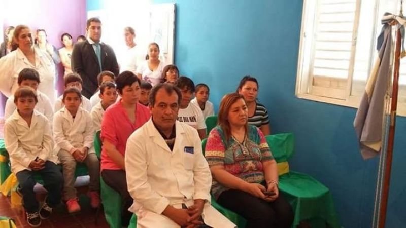 Emotivo acto en la Escuela N° 384 de El Moreno