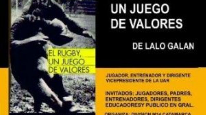 Lalo Galán presenta su libro sobre rugby