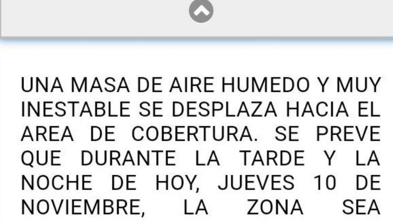 Nueva alerta por fuertes tormentas para el Este provincial