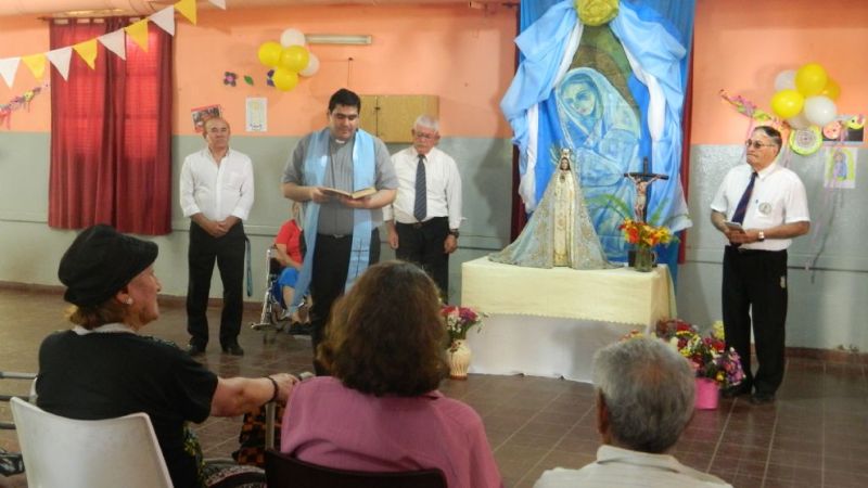 La Virgen del Valle visita el Hogar de Ancianos Fray Mamerto Esquiú