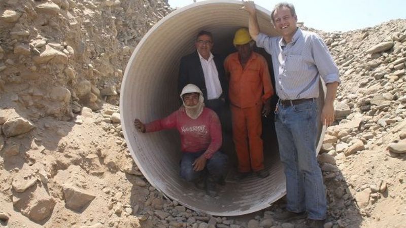Jalil supervisó obras