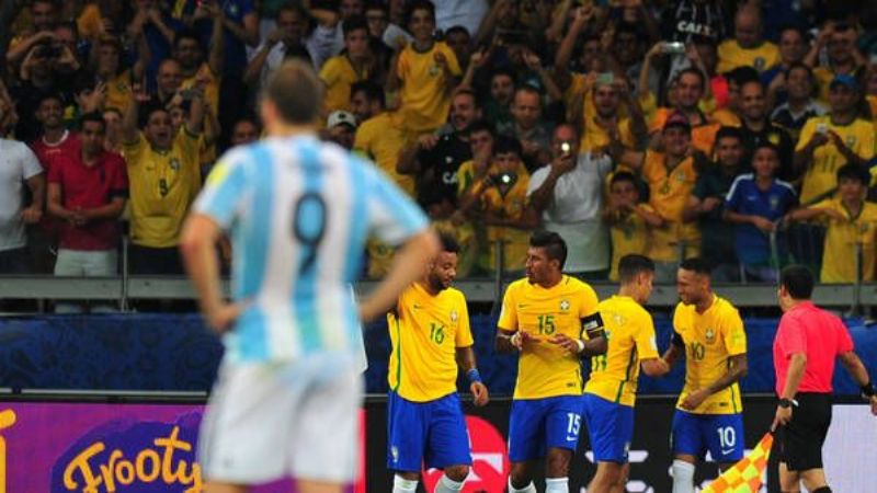 Brasil humilló a la Argentina, con una goleada 3 a 0