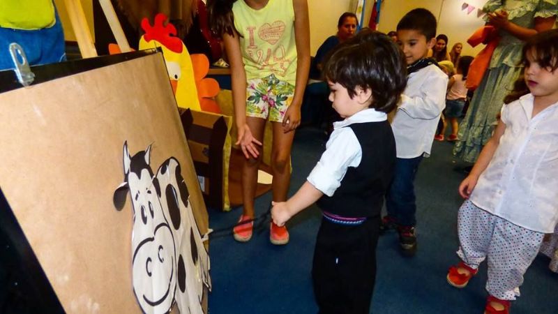 Los niños de jardín maternal celebraron el día de la tradición