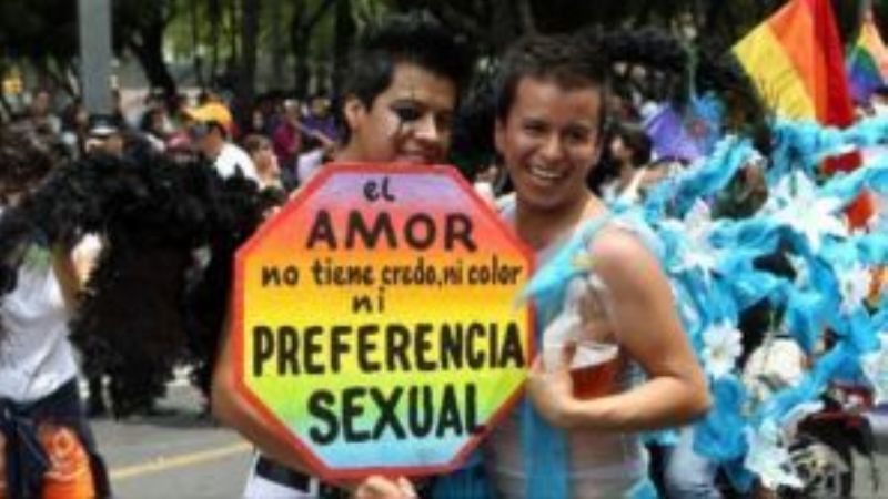 Marcha del orgullo gay en Andalgalá