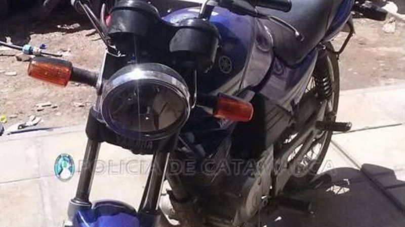 Retienen moto con pedido de secuestro