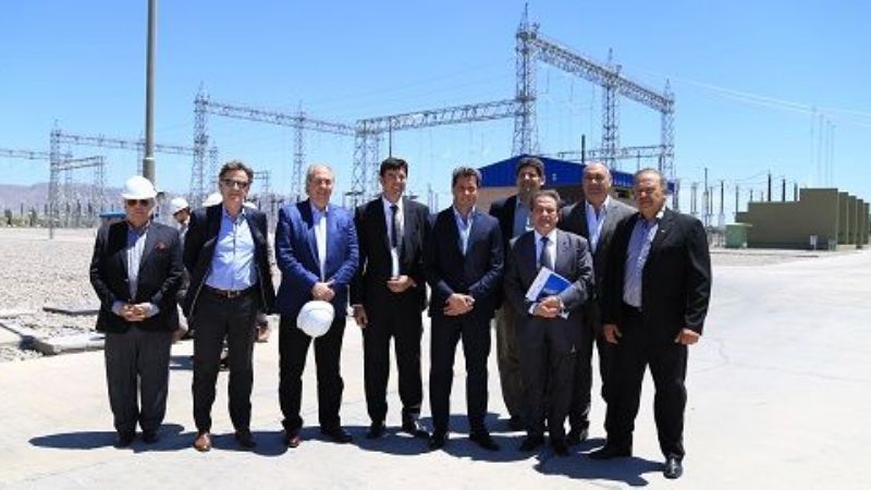 Servicios Públicos acompañó la inauguración de una ET 500/132 Kv en San Juan