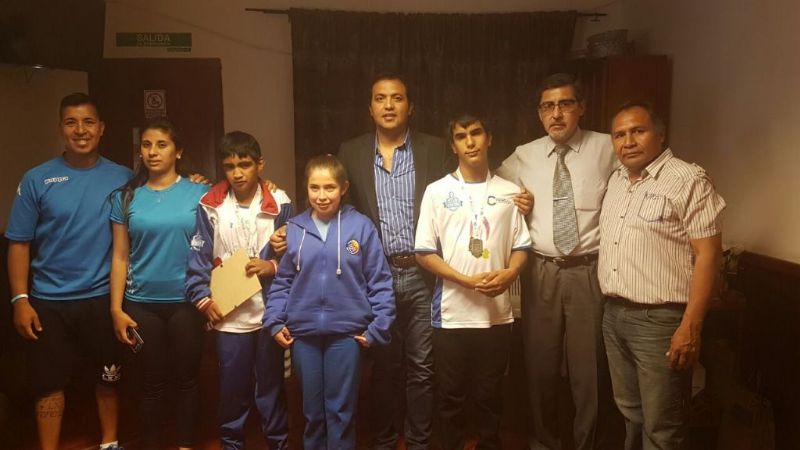 Antonella Alanís, José Chaile y Leandro Batallanes, deportistas destacados de Santa María