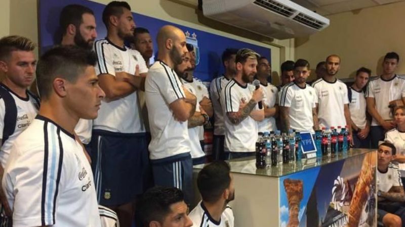 Los jugadores de la selección no hablarán con los medios