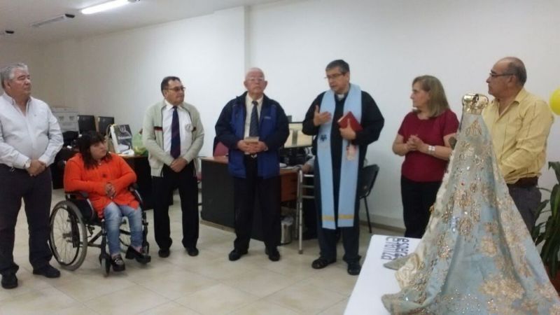 La Imagen de la Virgen del Valle visitó la Escuela N°271 y la Gerencia de Empleo