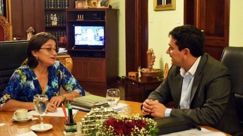 Corpacci y Ferreyra hablaron del inicio de la obra de cloacas para San Antonio