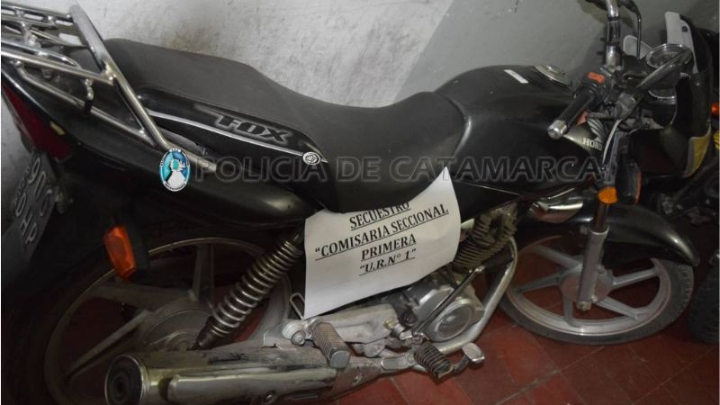 Recuperan moto que tenía pedido de secuestro desde 2008