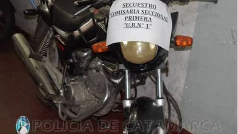 Recuperan moto que tenía pedido de secuestro desde 2008