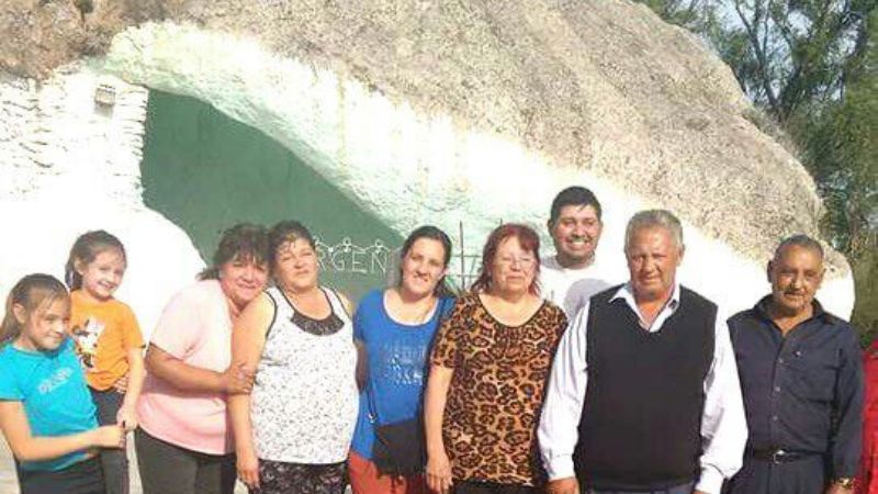 Casa de Piedra: repusieron imagen de la Virgen del Valle