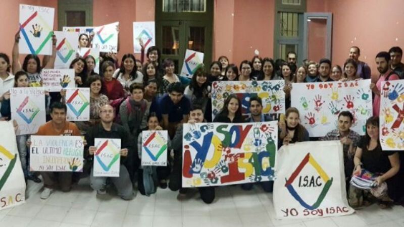 Docentes el ISAC "reivindicaron" a la Rectora Vargas