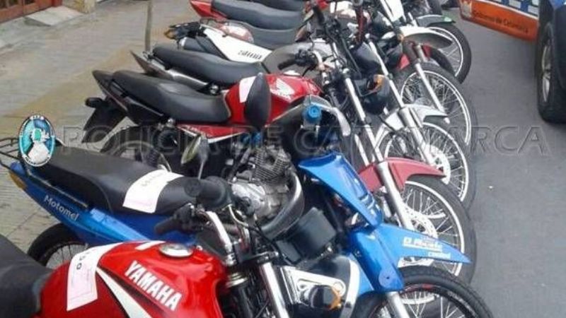 55 motos retenidas en controles