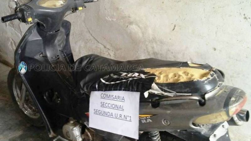 Recuperan una moto robada en el sur de la Capital