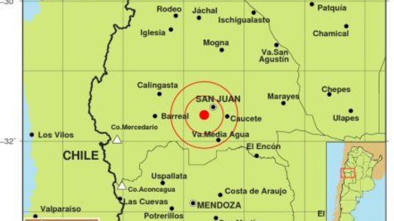 Fuertes temblores en San Juan se sintieron en Catamarca