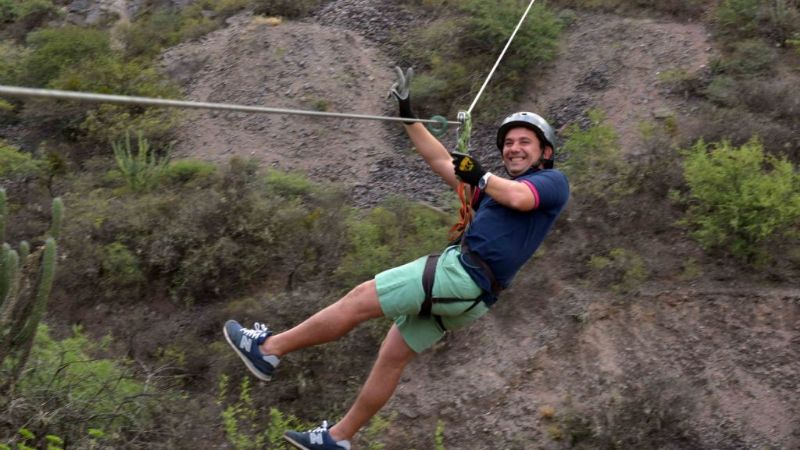 Inauguraron tirolesa en FME