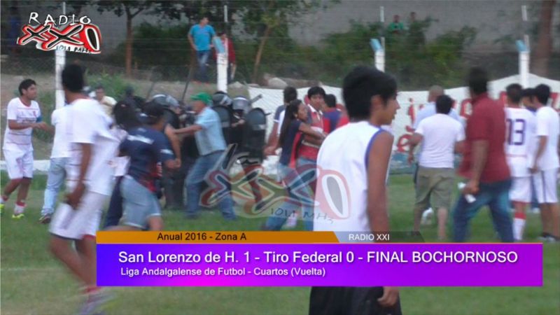 Patadas, piedras y fractura de cráneo fue el saldo del final de un violento partido