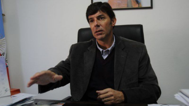 Reunión entre el intendente Carrazana y el ministro Dalla Lasta