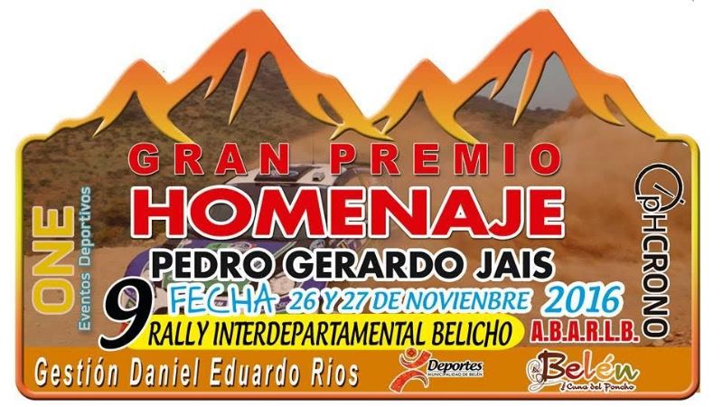 El Rally Interdepartamental “Belicho” en homenaje a Pedro Jais