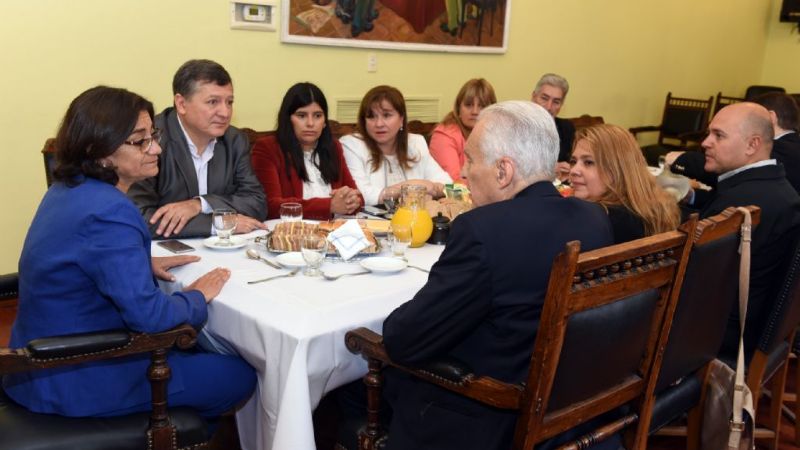 Lucía recibió a Cormillot