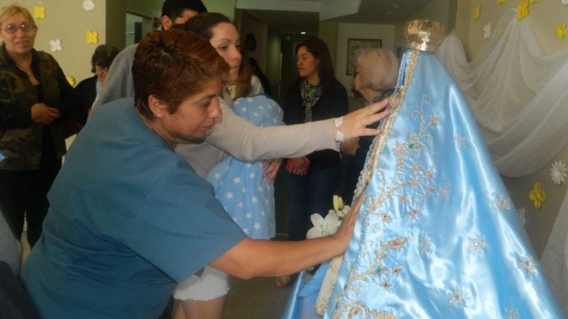 La imagen peregrina de la Virgen del Valle visita IGOM