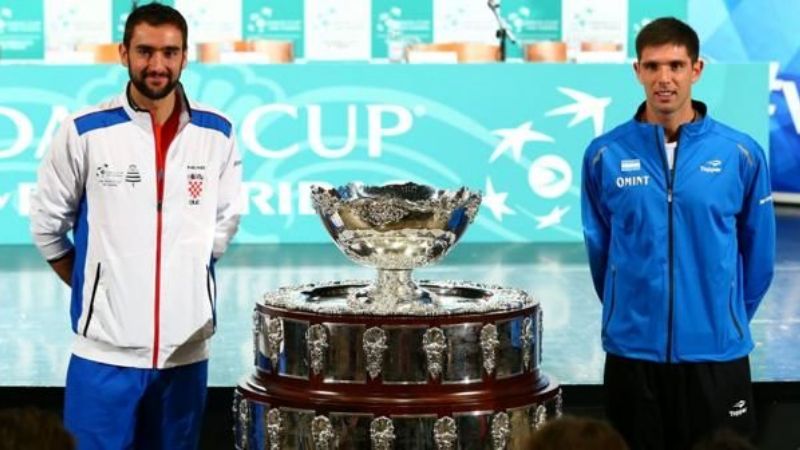 Por la Copa Davis, Delbonis abre la serie contra Marin Cilic