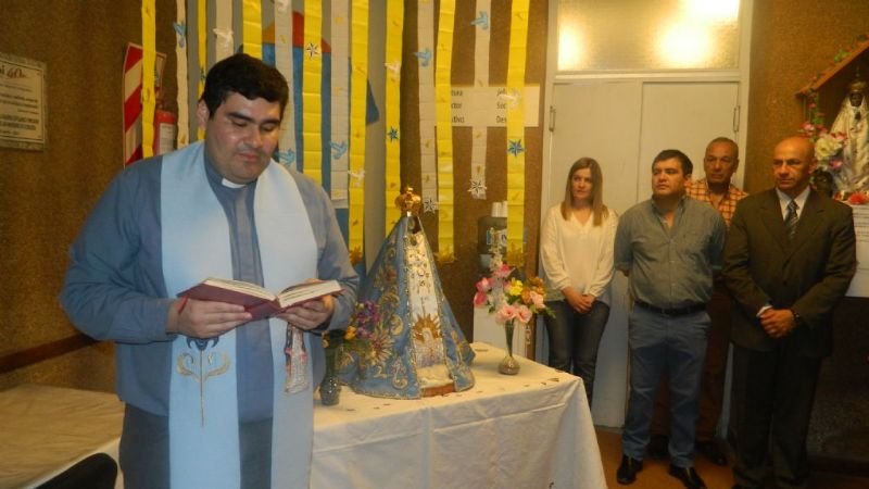 Solemne recibimiento a la Virgen del Valle en Casa de Gobierno