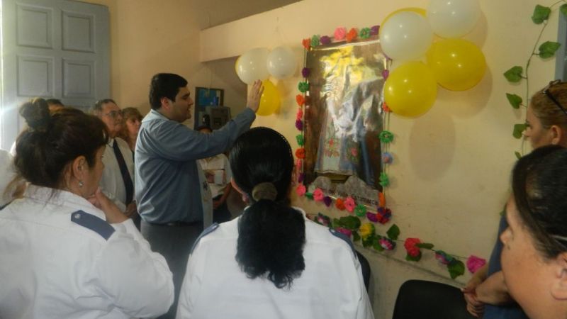 Solemne recibimiento a la Virgen del Valle en Casa de Gobierno