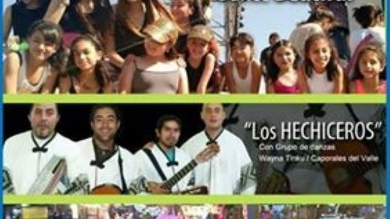 Feria y espectáculos en Paseo de la Estación