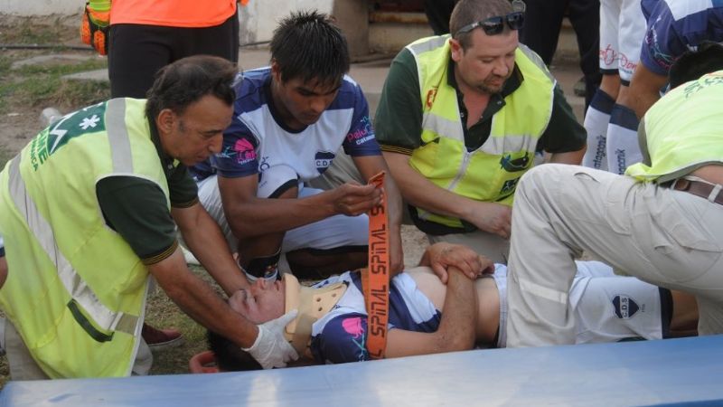 Por violentos incidentes se suspendió el partido San Martín-Sumalao