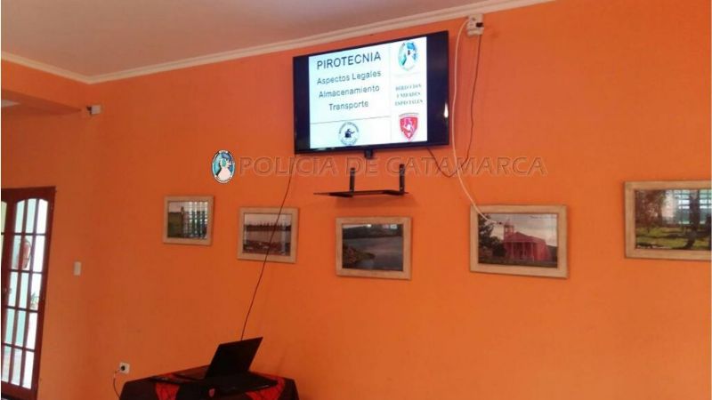 Capacitación sobre uso, estado y medidas de seguridad de pirotecnia